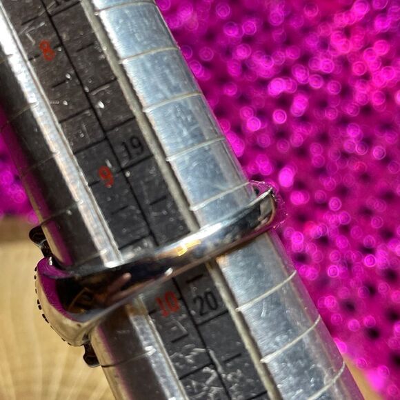 Yellow Diamond 925 Ring size 10 - Picture 7 of 7